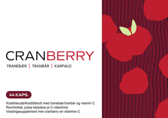 En pakke med Cranberry