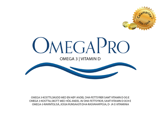En pakke med kosttilskuddet OmegaPro