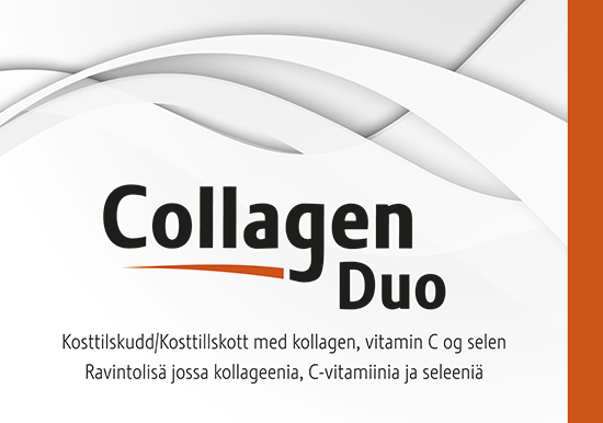 En pakke med kosttilskuddet Collagen Duo